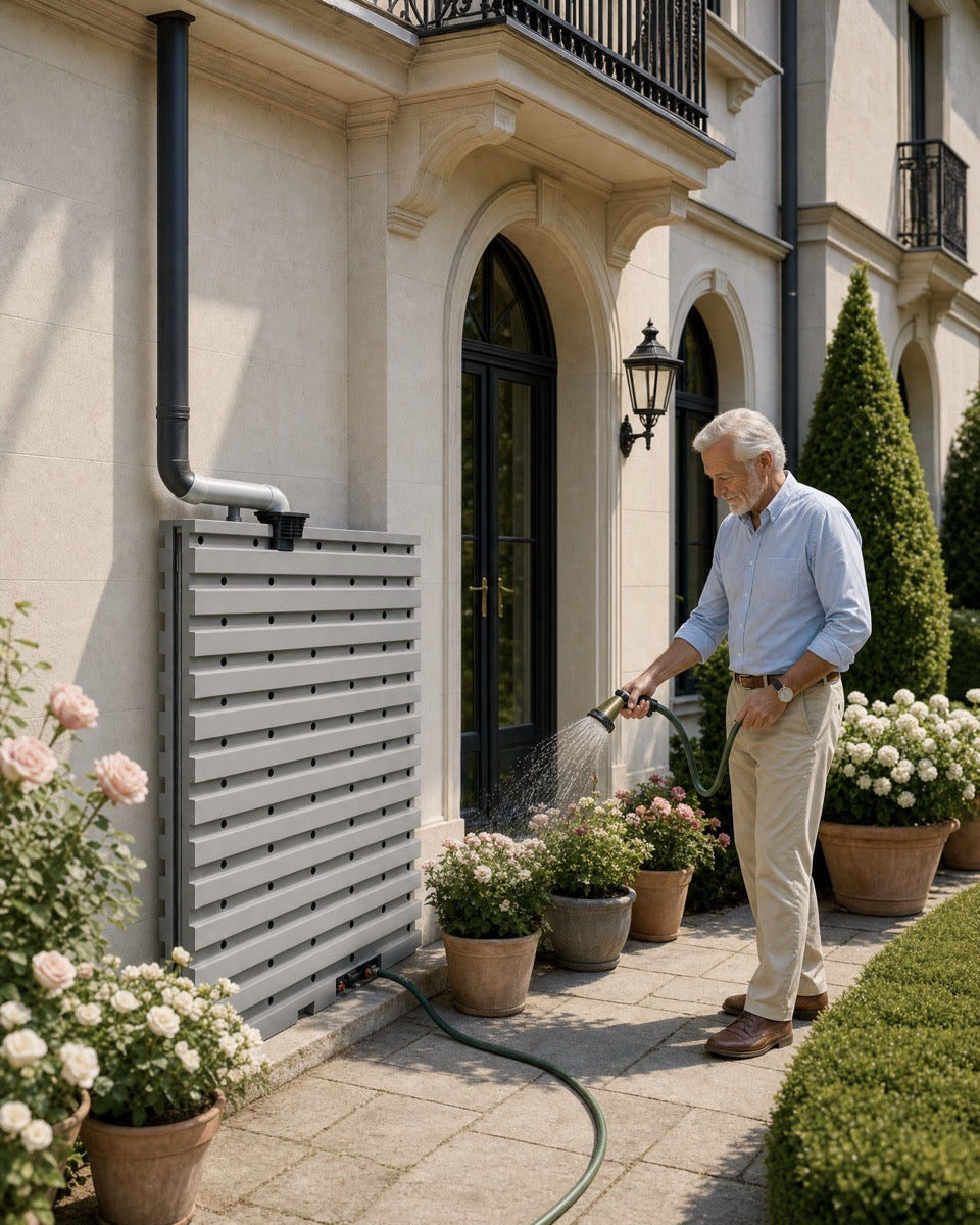 Moderne Gartengestaltung mit funktionaler Gartenwand