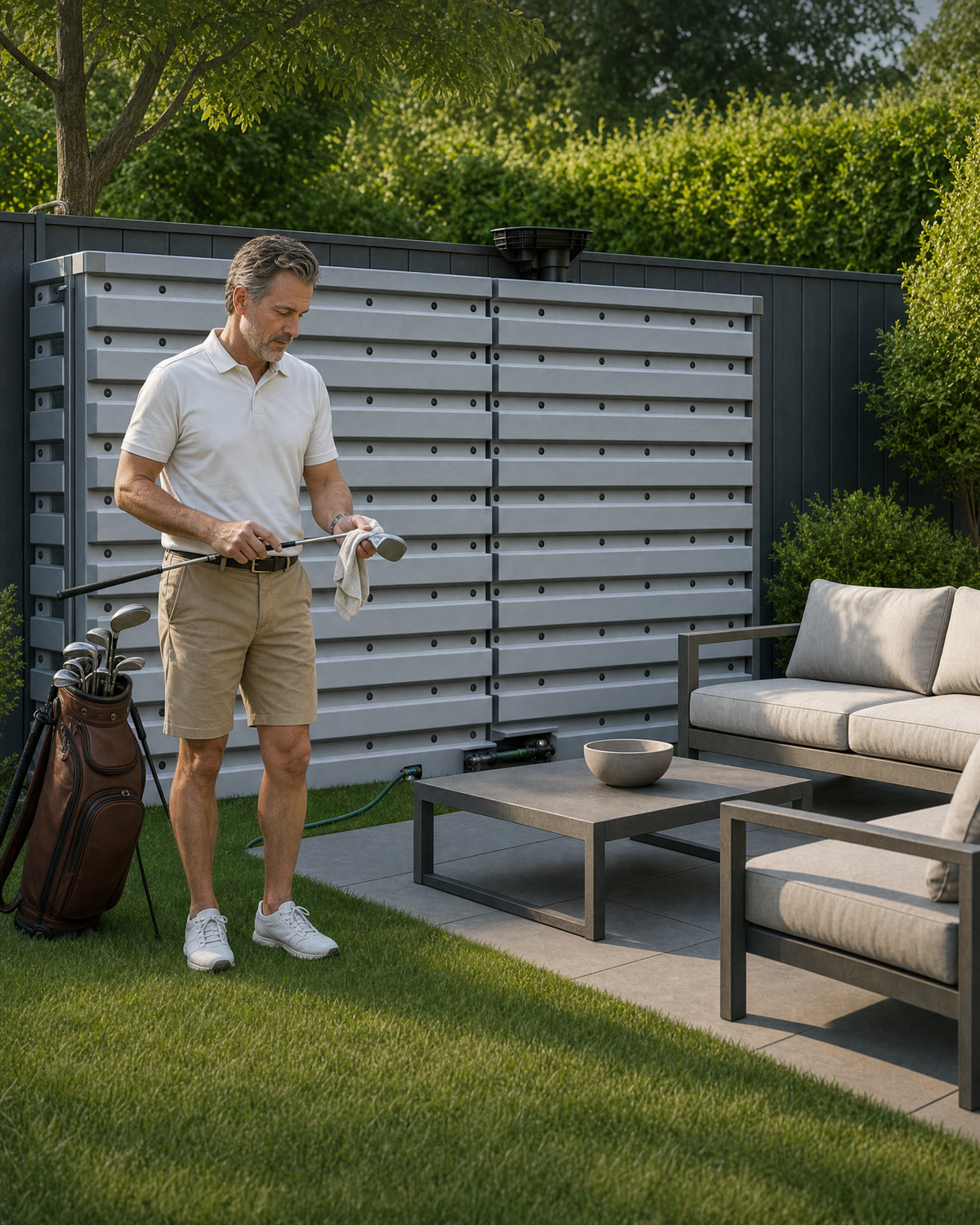Rain Water Wall – Réservoir d'eau de pluie modulaire 1000 L