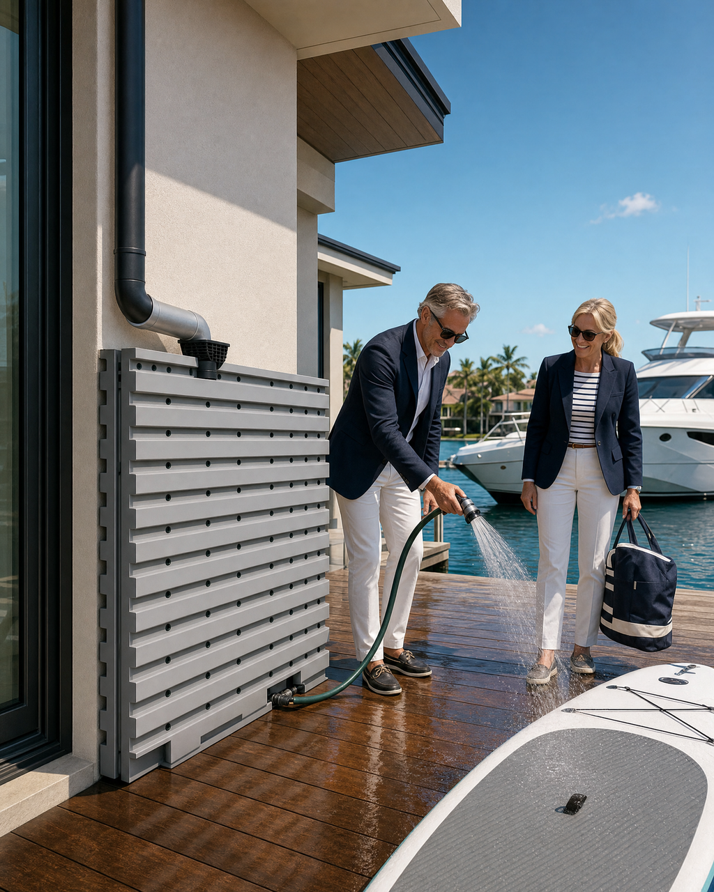 Rain Water Wall – Réservoir d'eau de pluie modulaire 1000 L