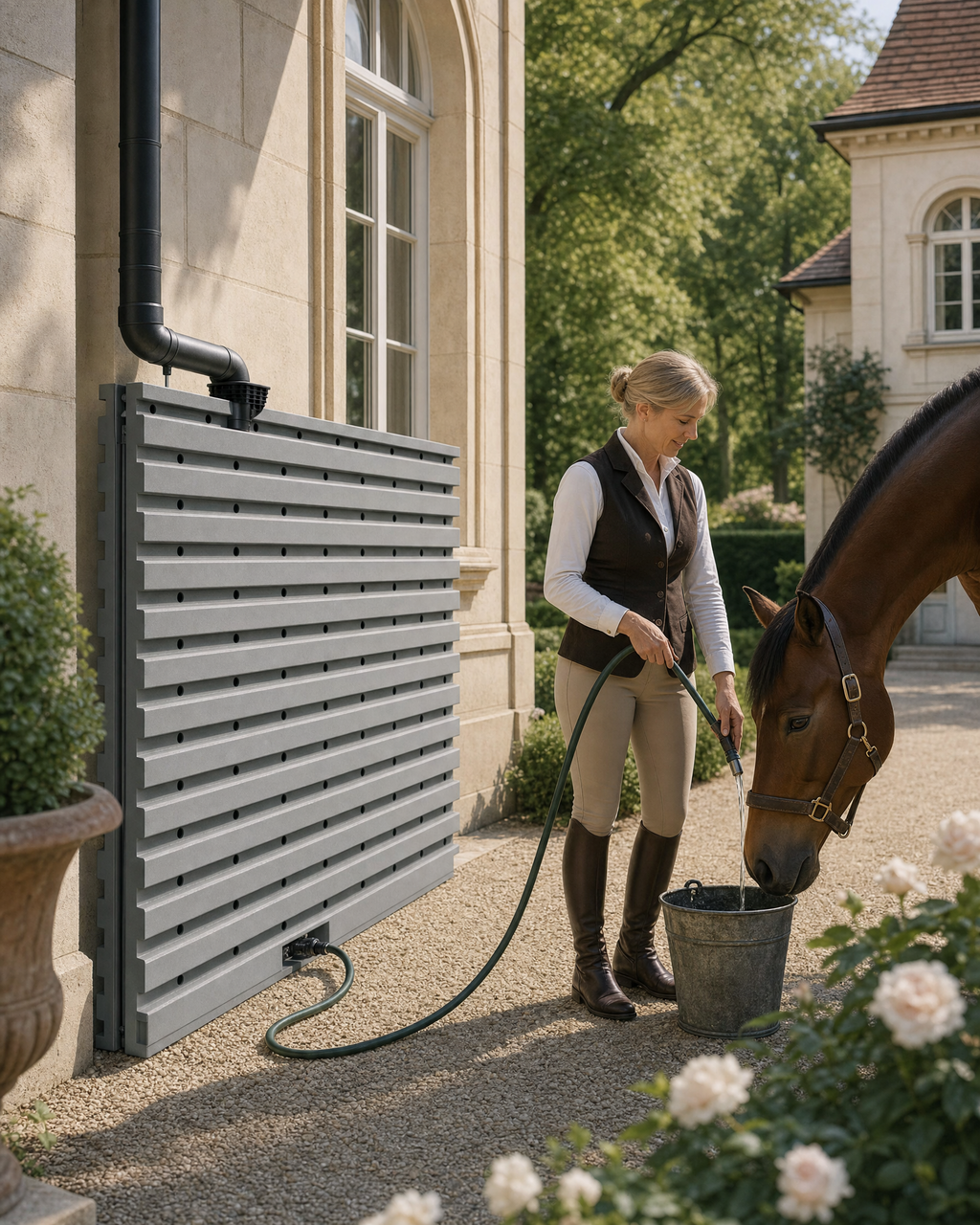 Rain Water Wall – Réservoir d'eau de pluie modulaire 1000 L