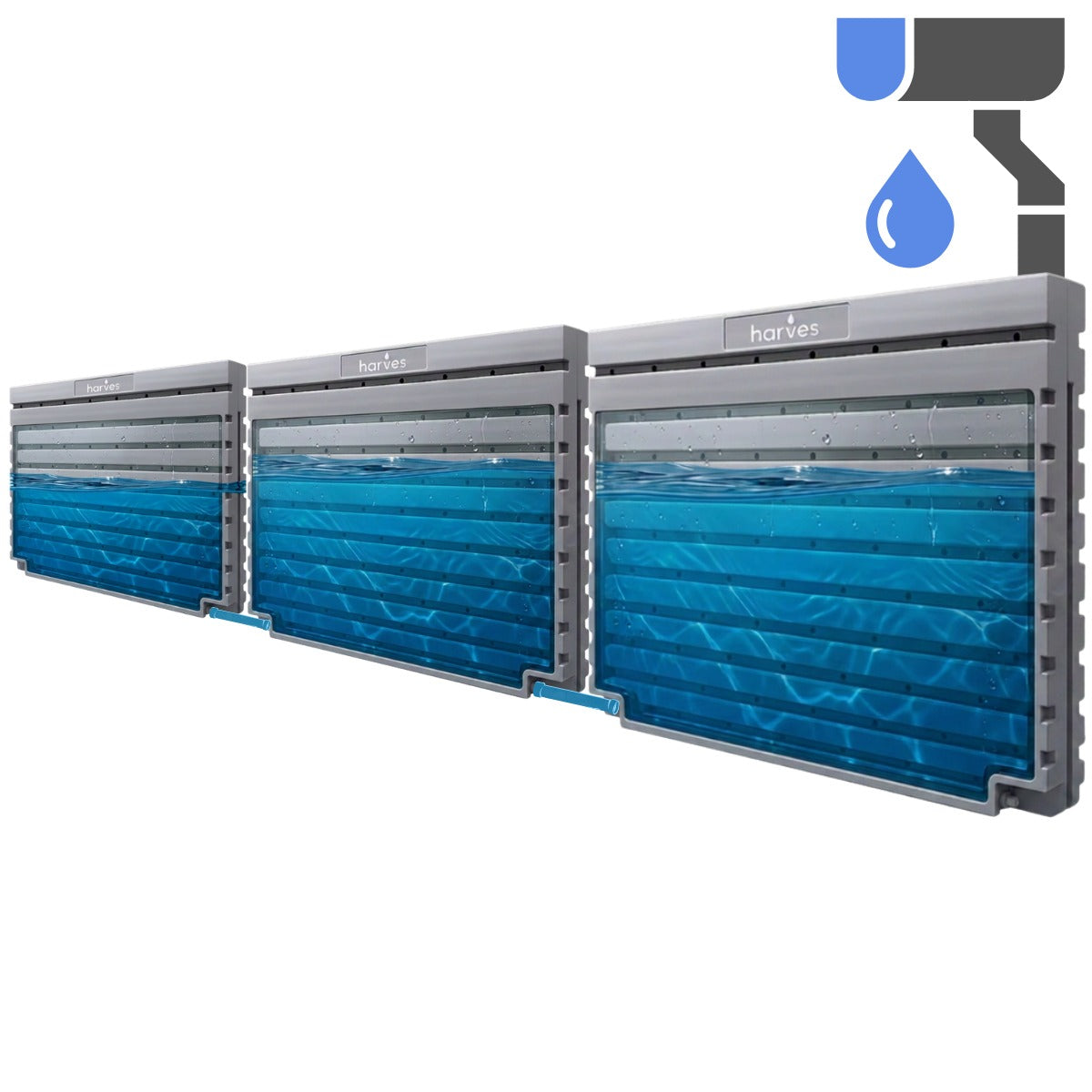 Rain Water Wall – Erweiterungsmodul 1000 L